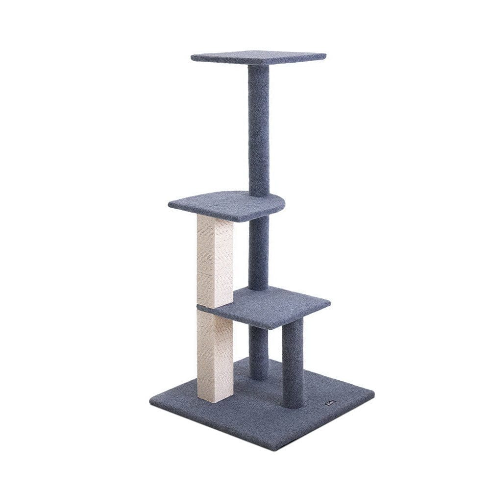 i.Pet Cat Tower i.Pet Cat Tree 124cm Scratching Post Tower Scratcher Trees Wood Condo Board