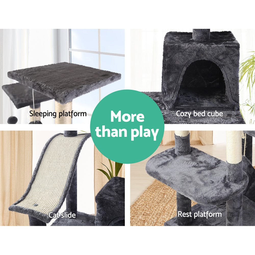 i.Pet Cat Tower i.Pet Cat Tree 171cm Tower Scratching Post Scratcher Wooden Condo House Bed Toys