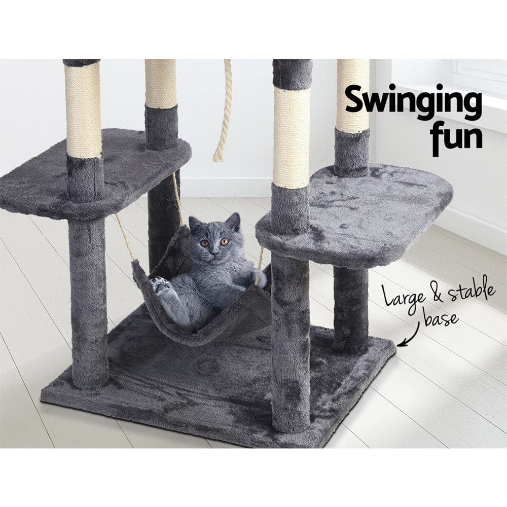 i.Pet Cat Tower i.Pet Cat Tree 171cm Tower Scratching Post Scratcher Wooden Condo House Bed Toys