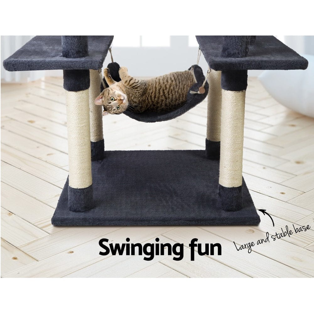 i.Pet Cat Tower i.Pet Cat Tree 184cm Tower Scratching Post Scratcher Wood Trees Condo Bed House