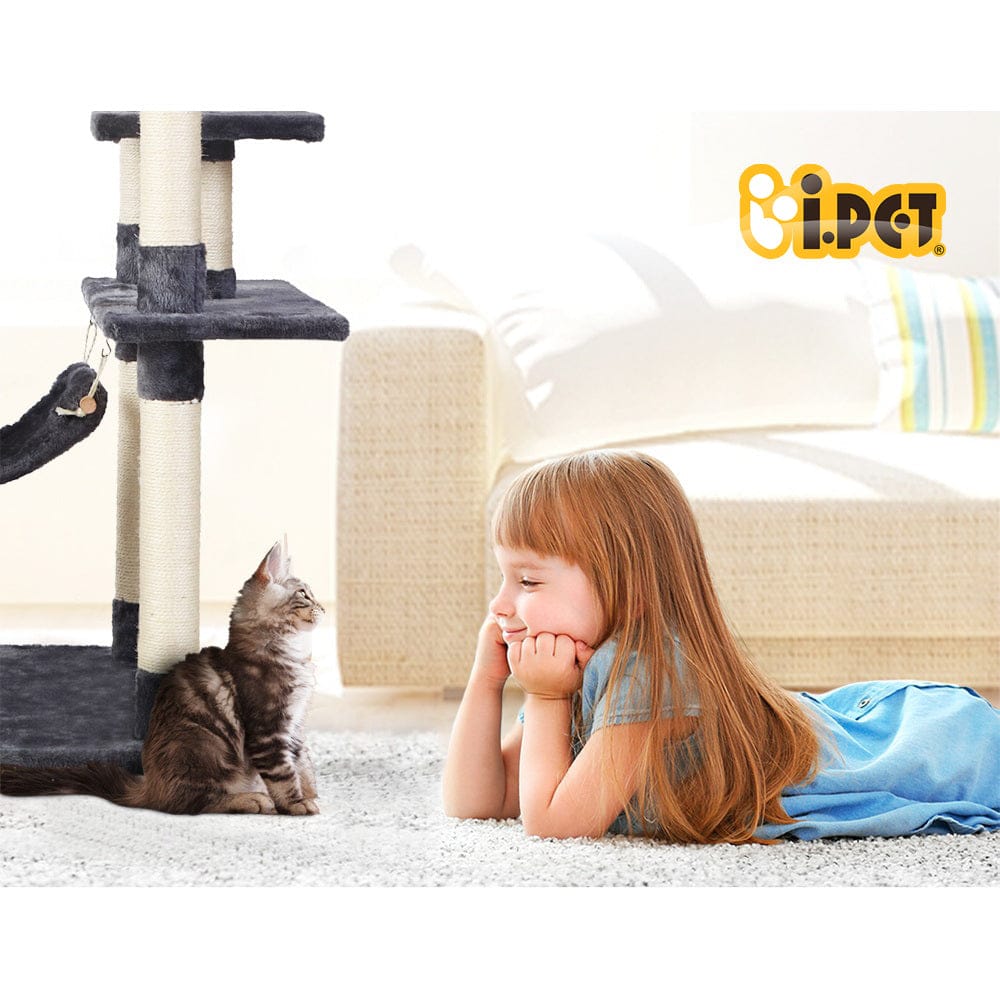 i.Pet Cat Tower i.Pet Cat Tree 184cm Tower Scratching Post Scratcher Wood Trees Condo Bed House