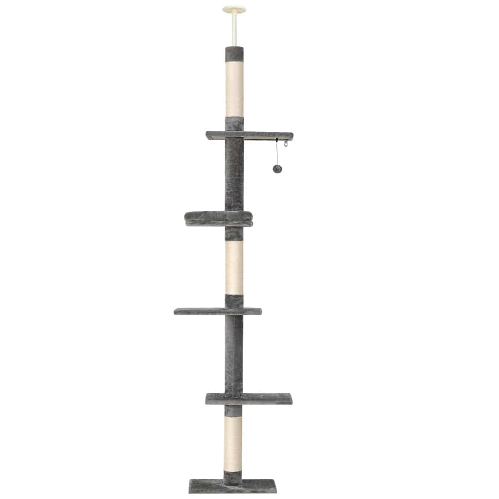 i.Pet Cat Tower i.Pet Cat Tree 290cm Tower Scratching Post Scratcher Floor to Ceiling Cats Bed