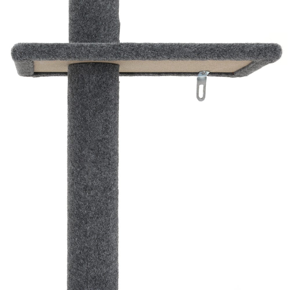 i.Pet Cat Tower i.Pet Cat Tree 290cm Tower Scratching Post Scratcher Floor to Ceiling Cats Bed Grey
