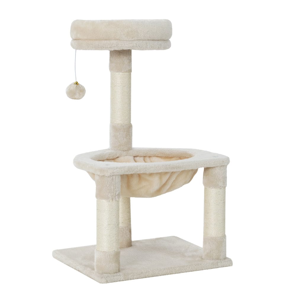 i.Pet Cat Tower i.Pet Cat Tree 69cm Scratching Post Tower Scratcher Wood Condo Toys House Bed