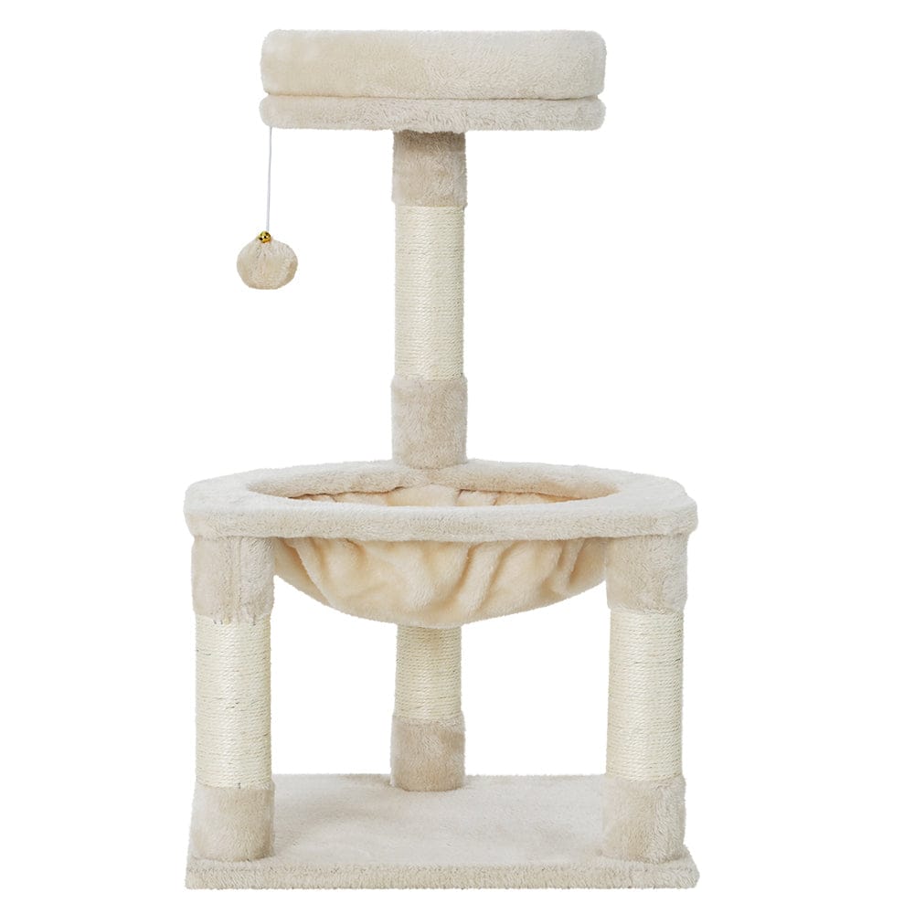 i.Pet Cat Tower i.Pet Cat Tree 69cm Scratching Post Tower Scratcher Wood Condo Toys House Bed