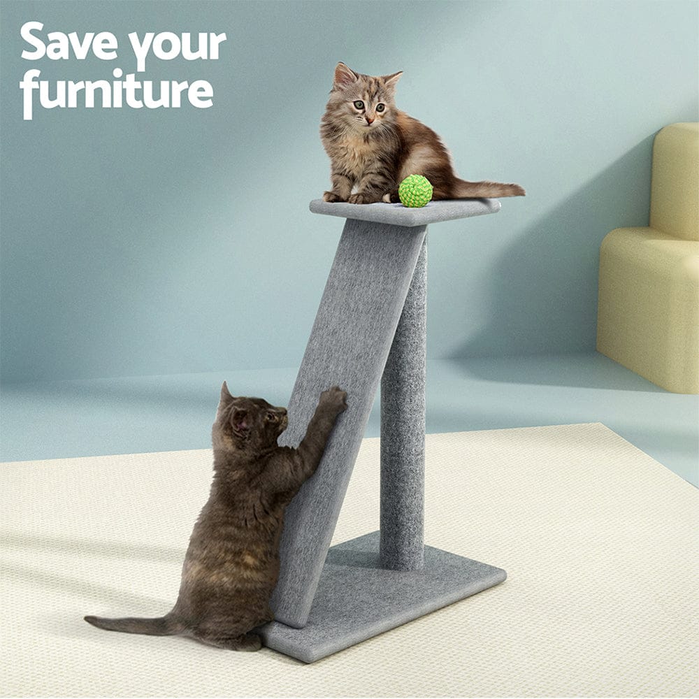 i.Pet Cat Tower i.Pet Cat Tree 82cm Scratching Post Tower Scratcher Condo Trees Climb House