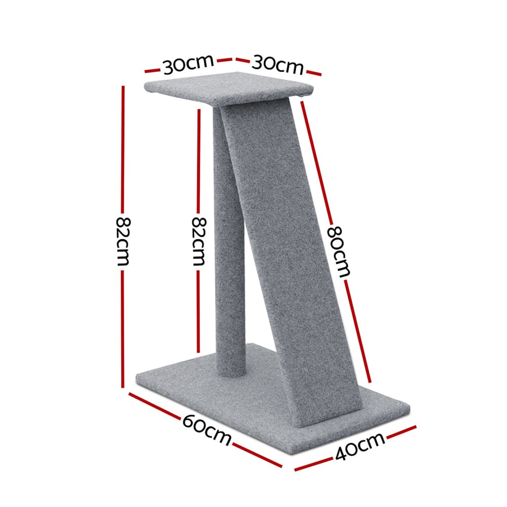 i.Pet Cat Tower i.Pet Cat Tree 82cm Scratching Post Tower Scratcher Condo Trees Climb House