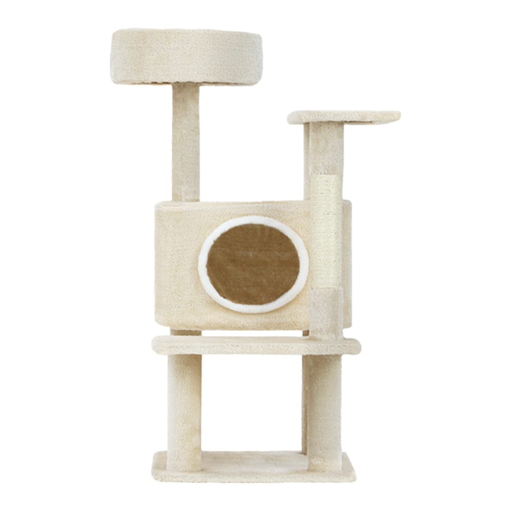 i.Pet Cat Tower i.Pet Cat Tree 90cm Scratching Post Tower Scratcher Wood Condo House Bed Trees