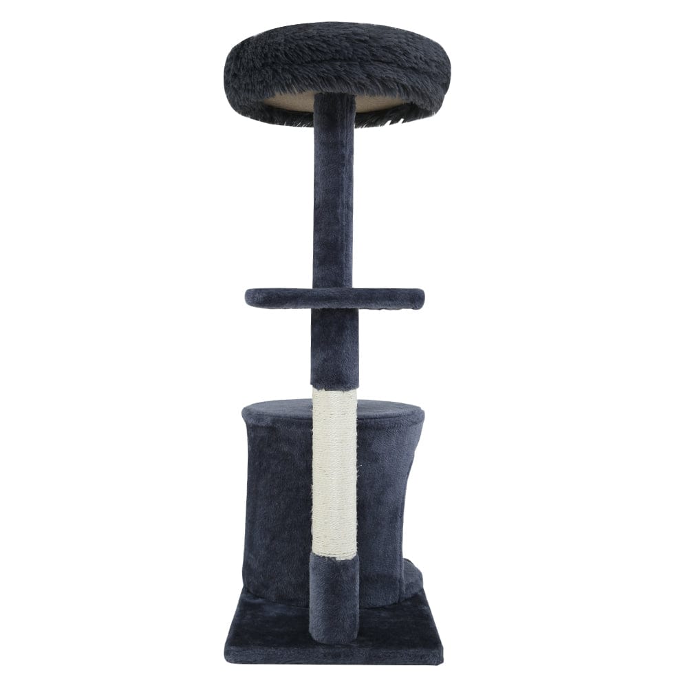 i.Pet Cat Tower i.Pet Cat Tree 94cm Scratching Post Tower Scratcher Condo House Wood Trees Grey
