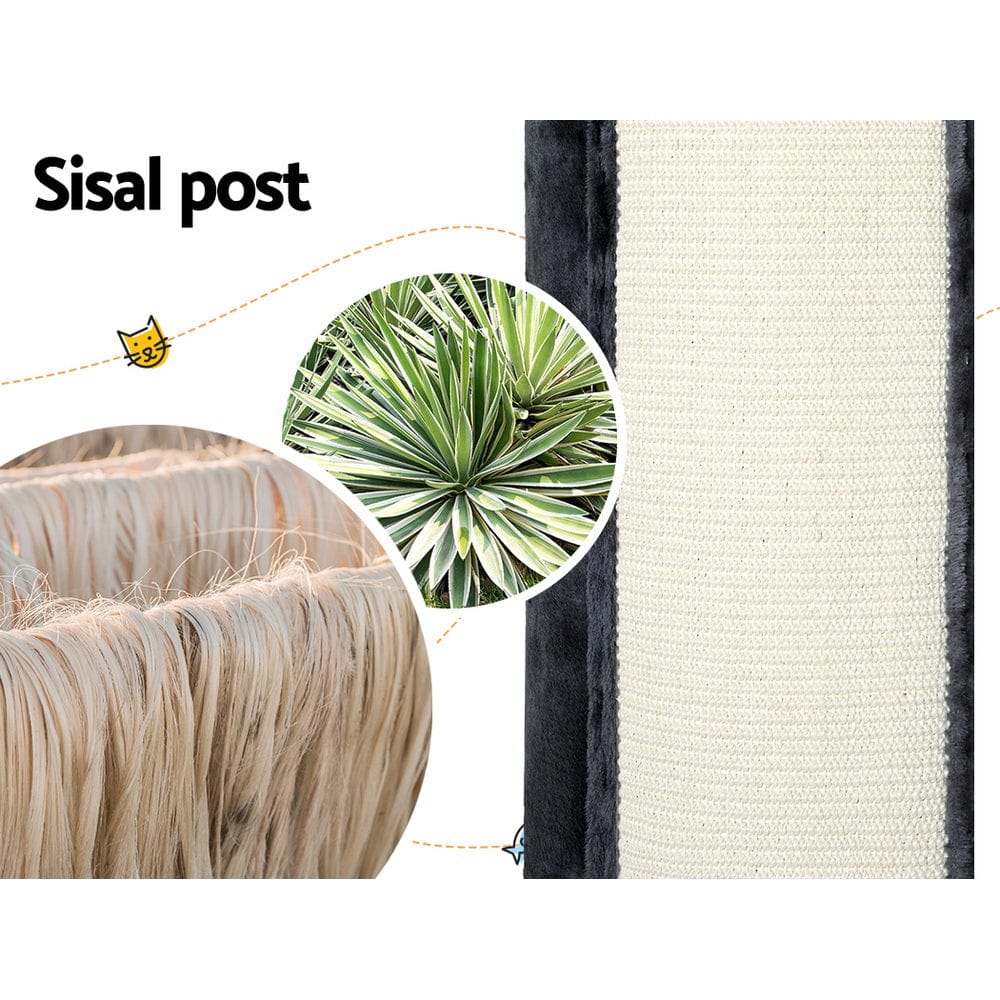 i.Pet Cat Tower i.Pet Cat Tree Scratching Post Tower Scratcher 70cm Wooden Condo Trees House