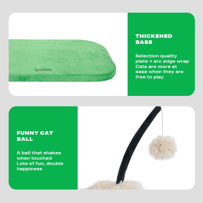 i.Pet Cat Tower Sheep Cat Tree Tower Scratching Post Scratcher Cats Condo House Cat Tunnel Bed