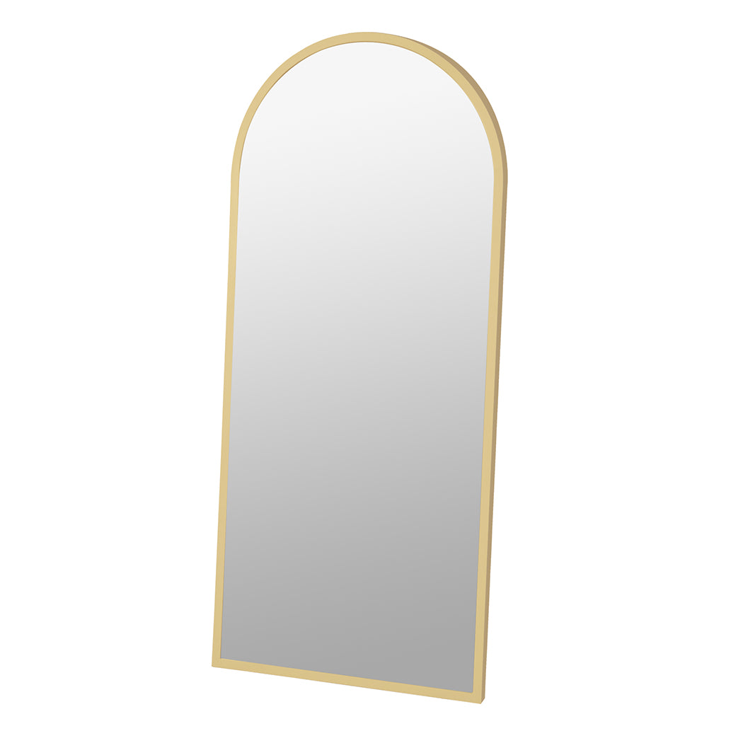 Yezi Floor Mirror Full Length Mirrors 1.8M Gold White Big Bedding Australia