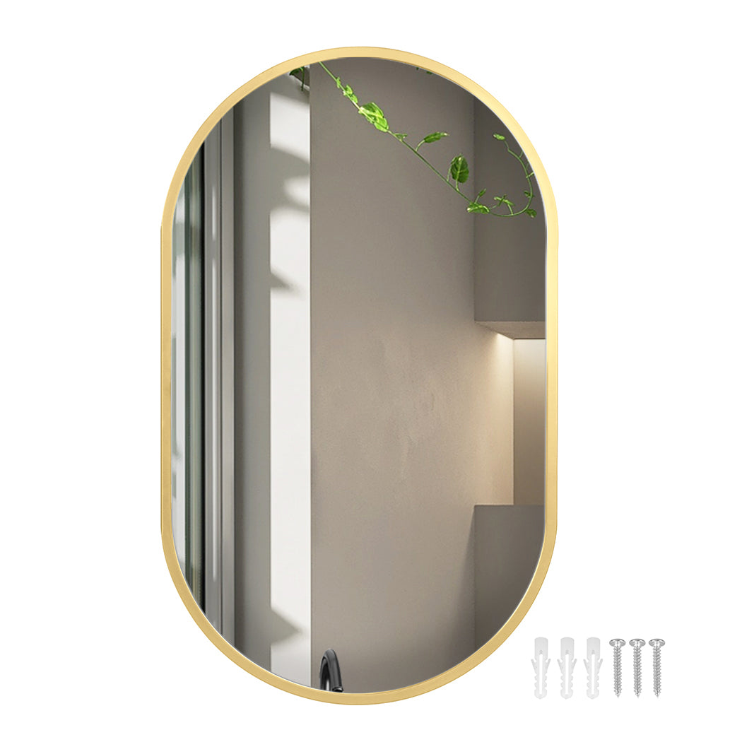 Yezi Wall Mirror Bathroom Decor Vanity Gold Big Bedding Australia