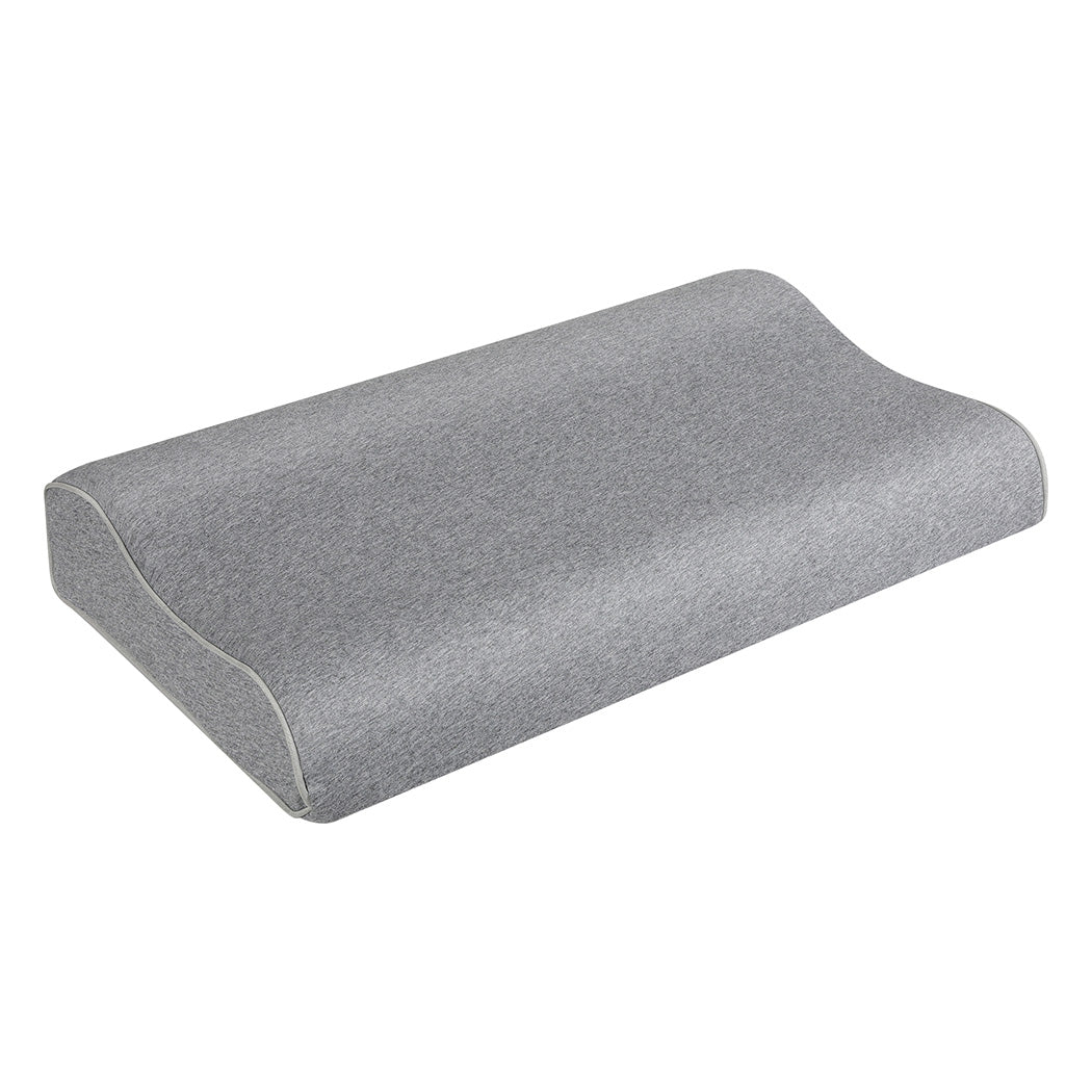Memory Foam Pillow Pillowcase Supprt Grey Rebound Dreamz