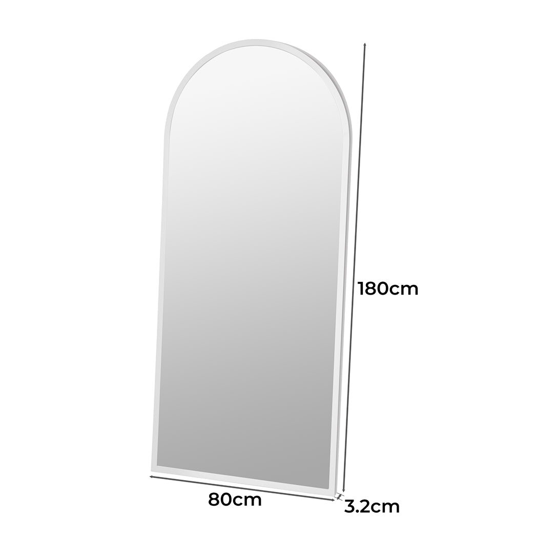 Yezi Floor Mirror Full Length Mirrors 1.8M White Big Bedding Australia