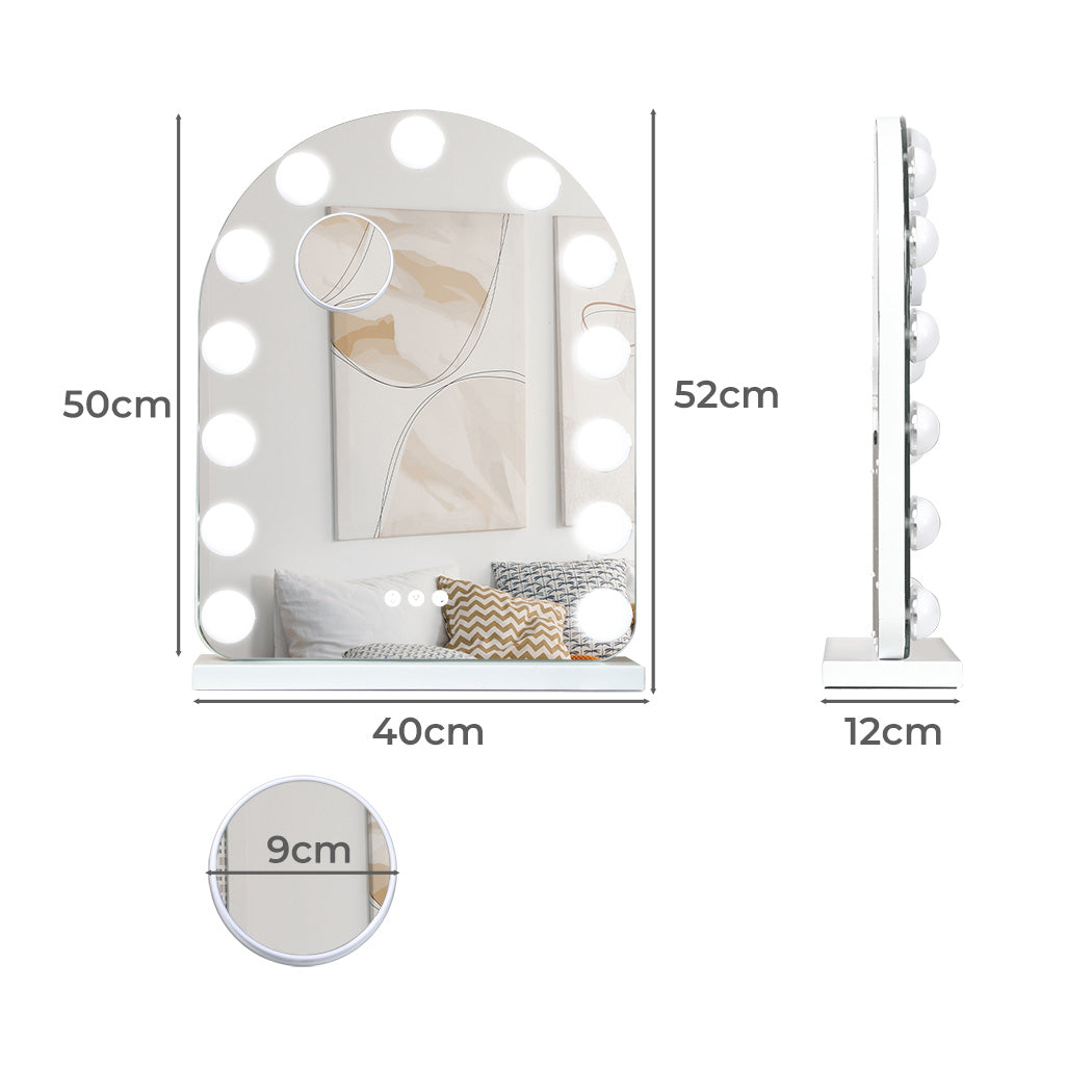 Yezi Makeup Mirror White Big Bedding Australia
