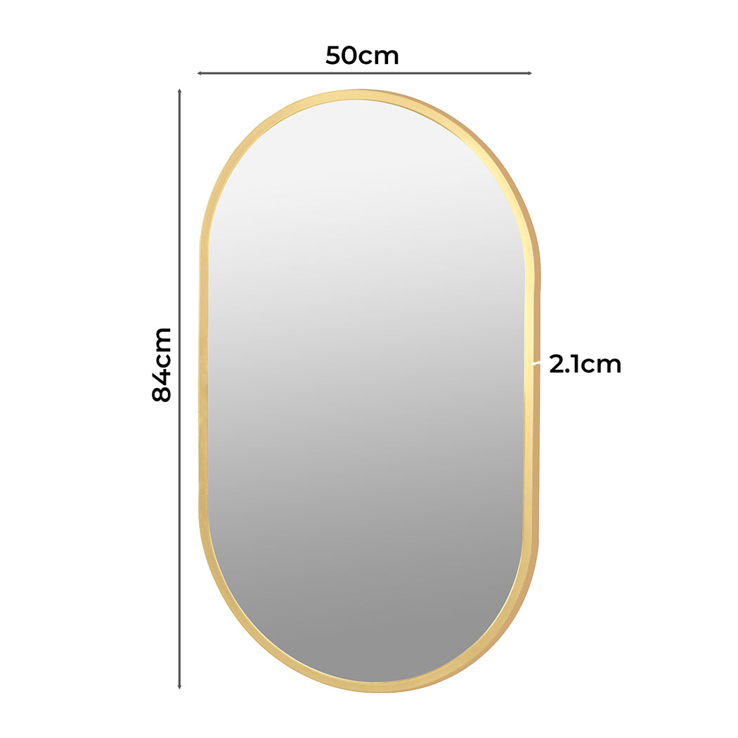Yezi Wall Mirror Bathroom Decor Vanity Gold Big Bedding Australia