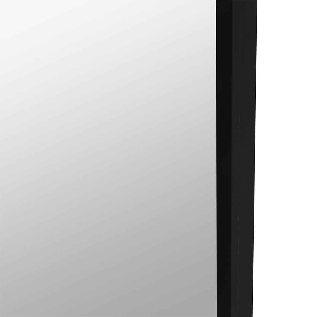 Yezi Floor Mirror Full length Mirrors 1.8M Black Big Bedding Australia