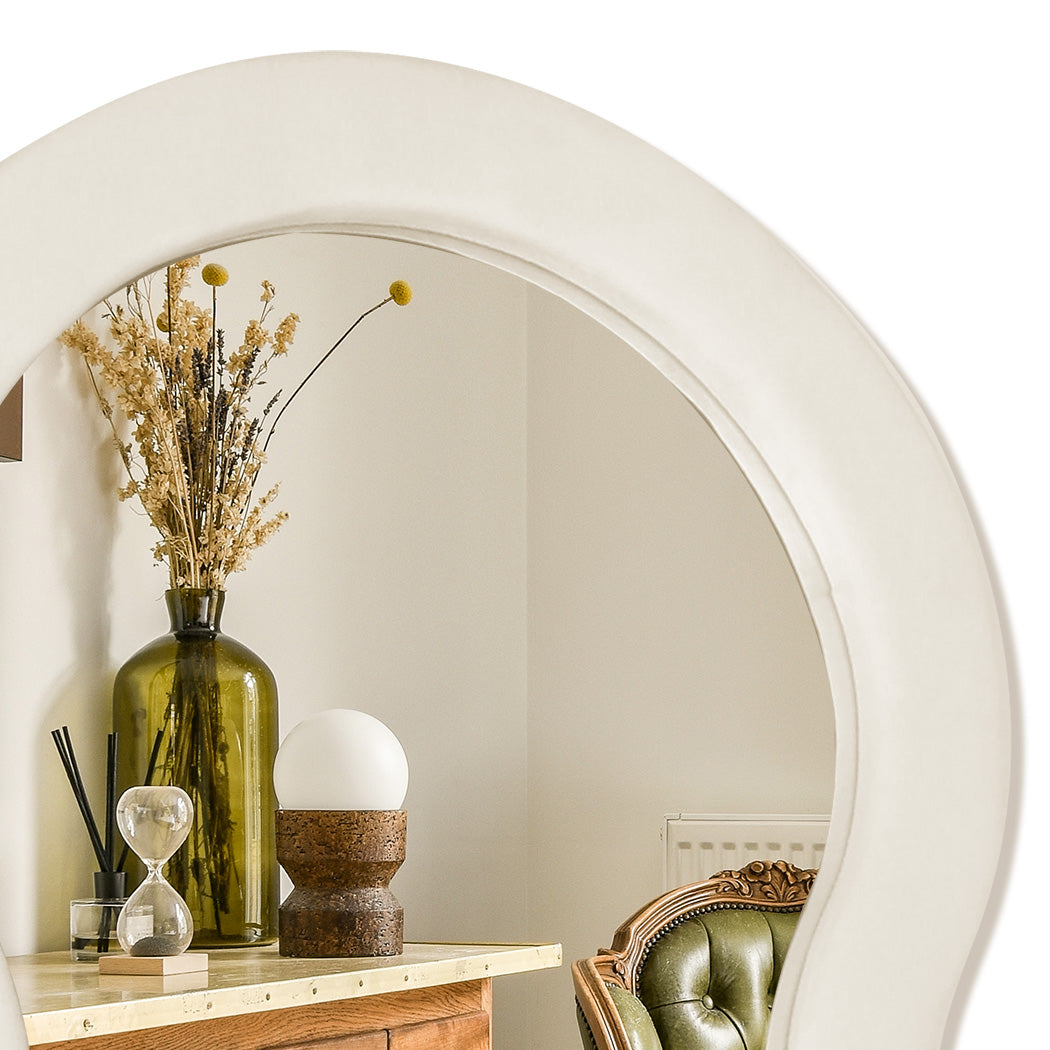 Flannel Wavy Framed Full Length Mirror Big Bedding Australia