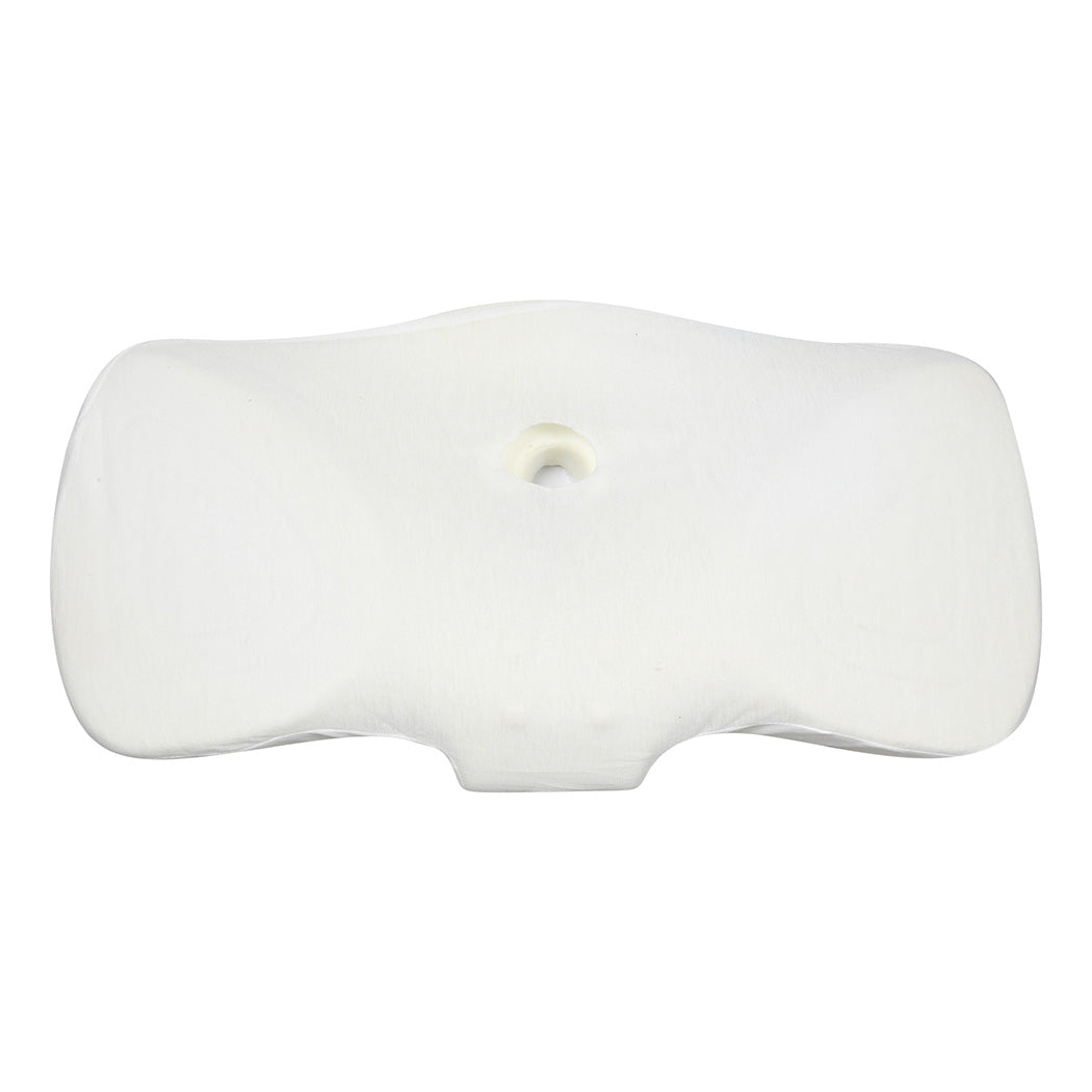 Memory Foam Pillow Pillowcase Supprt Blue Rebound Dreamz