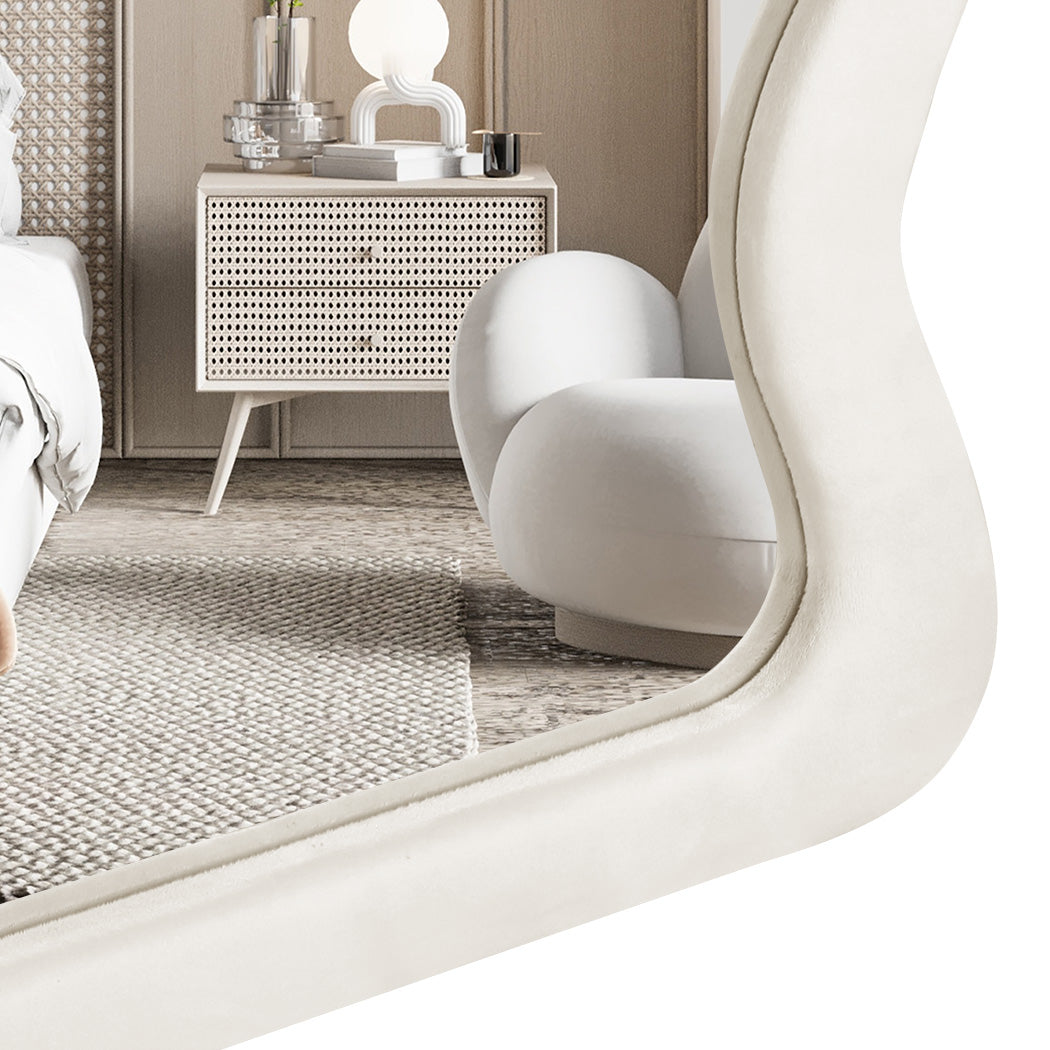 Flannel Wavy Framed Full Length Mirror Big Bedding Australia