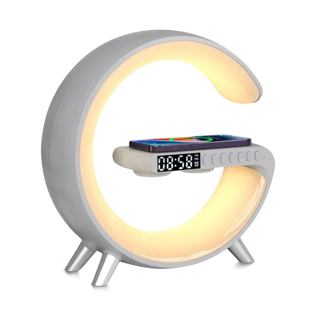 VOCTUS Dimmable LED Table Desk Lamp with Wireless Charger Bedside Light White VOCTUS