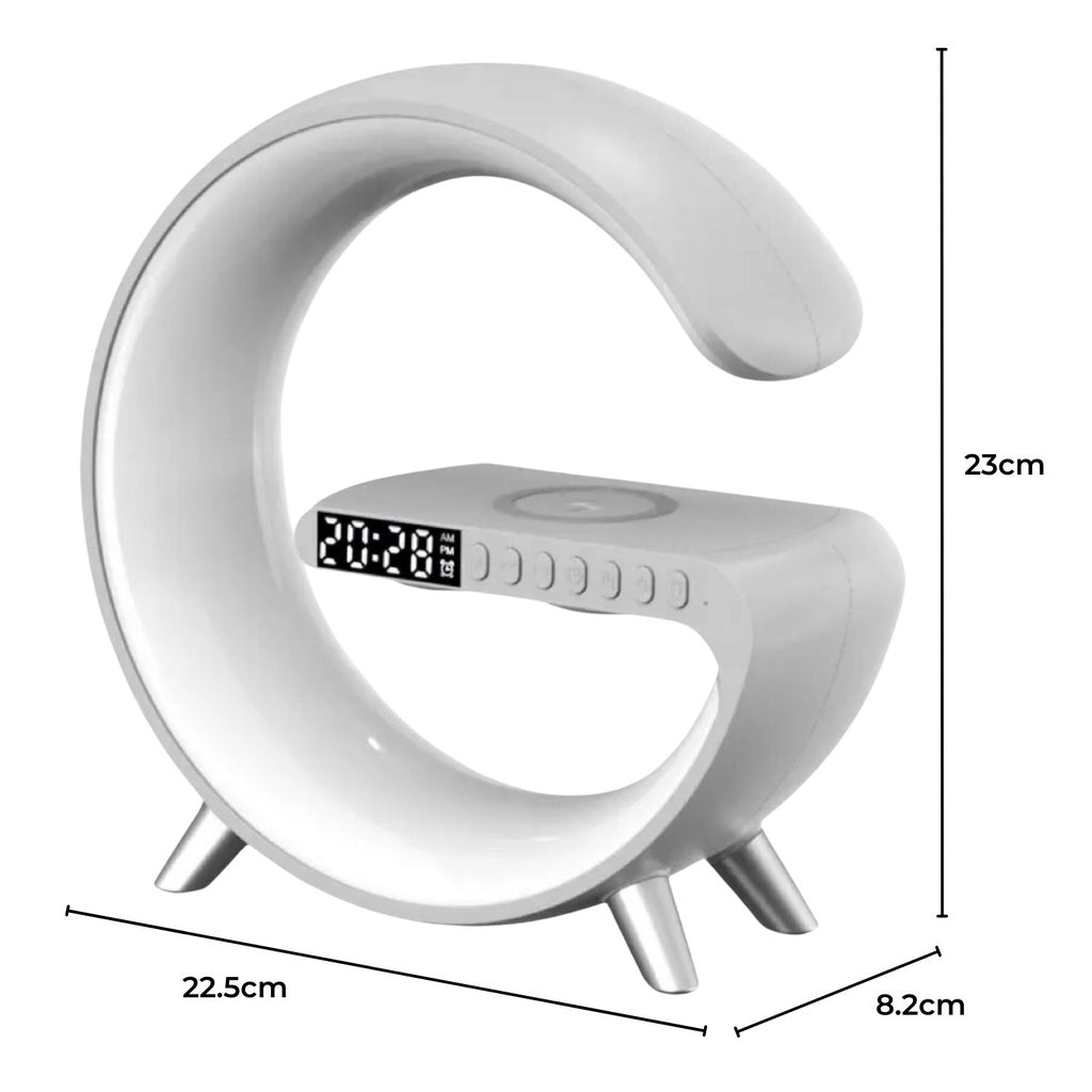 VOCTUS Dimmable LED Table Desk Lamp with Wireless Charger Bedside Light White VOCTUS