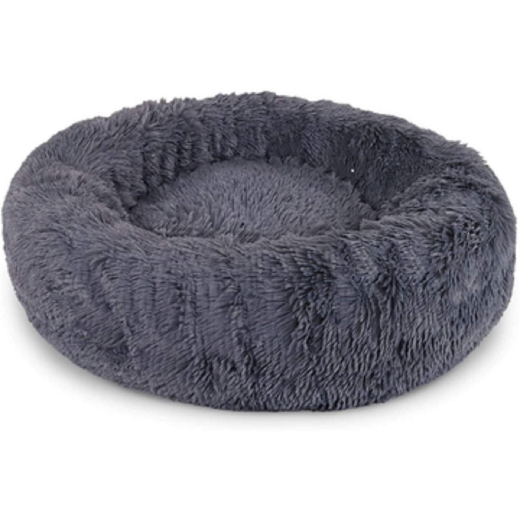 FLOOFI XL 100CM Round Pet Bed (Dark Grey) FLOOFI