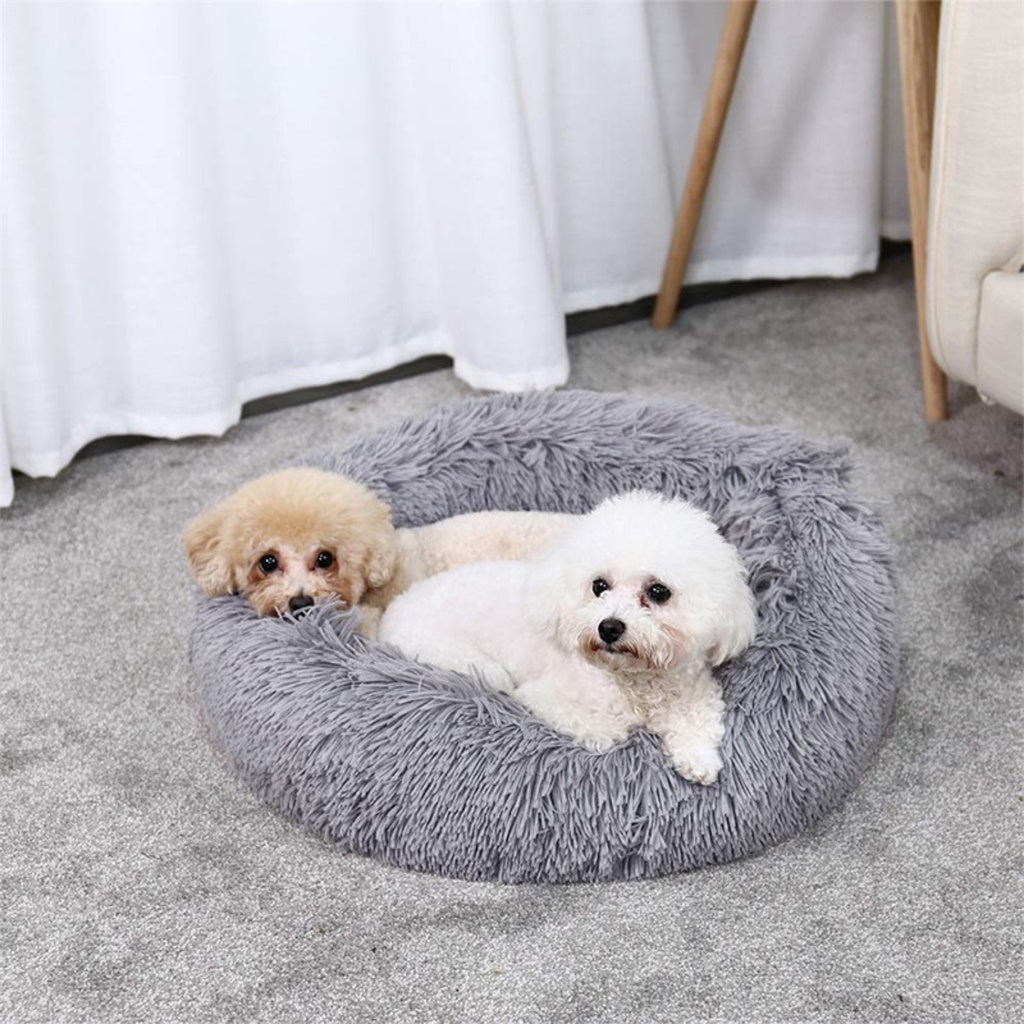 FLOOFI XL 100CM Round Pet Bed (Dark Grey) FLOOFI