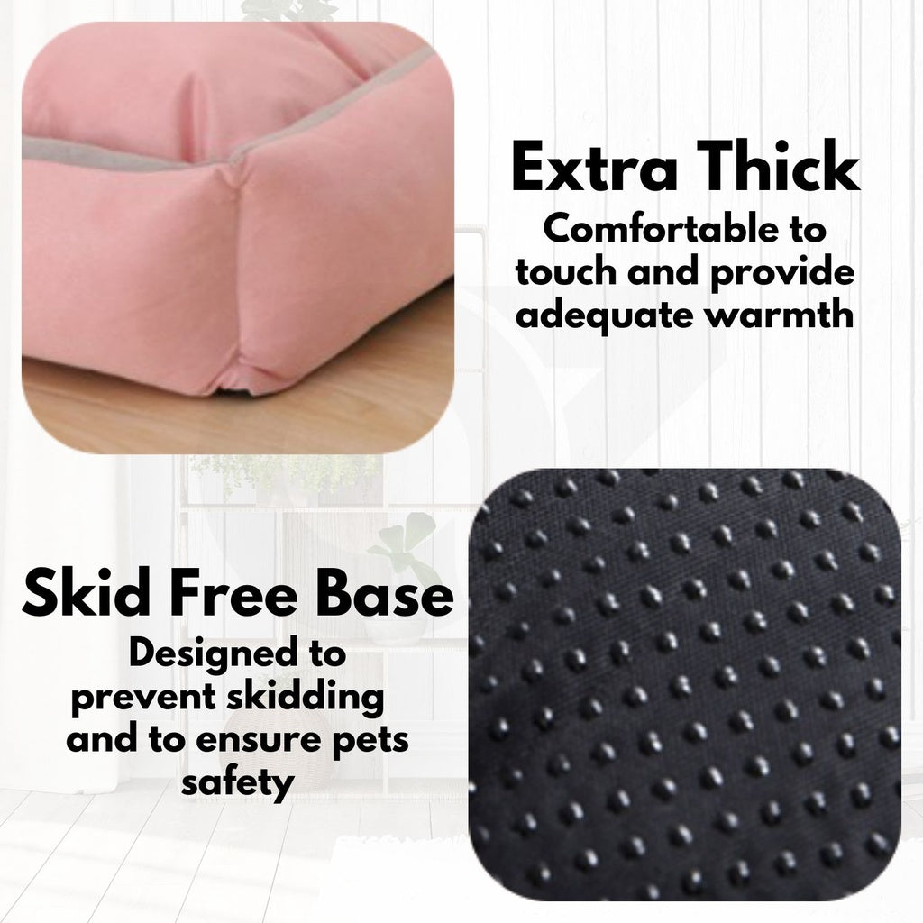 Floofi Pet Bed Moon Design (M Blue) FLOOFI