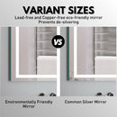 EKKIO 60cm Round Aluminium Wall Mirror EKKIO