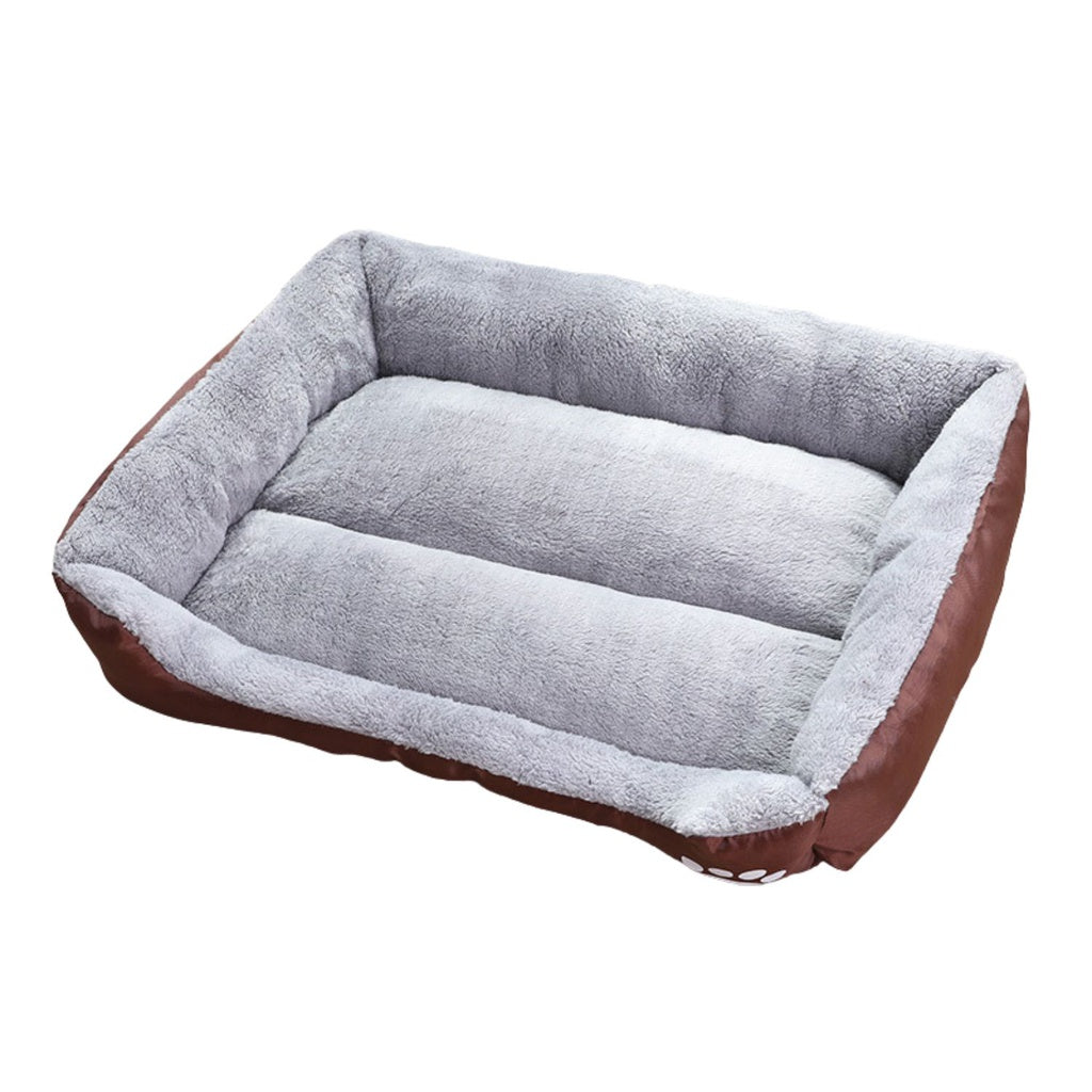 Floofi Pet Bed Square L Size (Coffee) FLOOFI