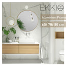 EKKIO 60cm Round Aluminium Wall Mirror EKKIO