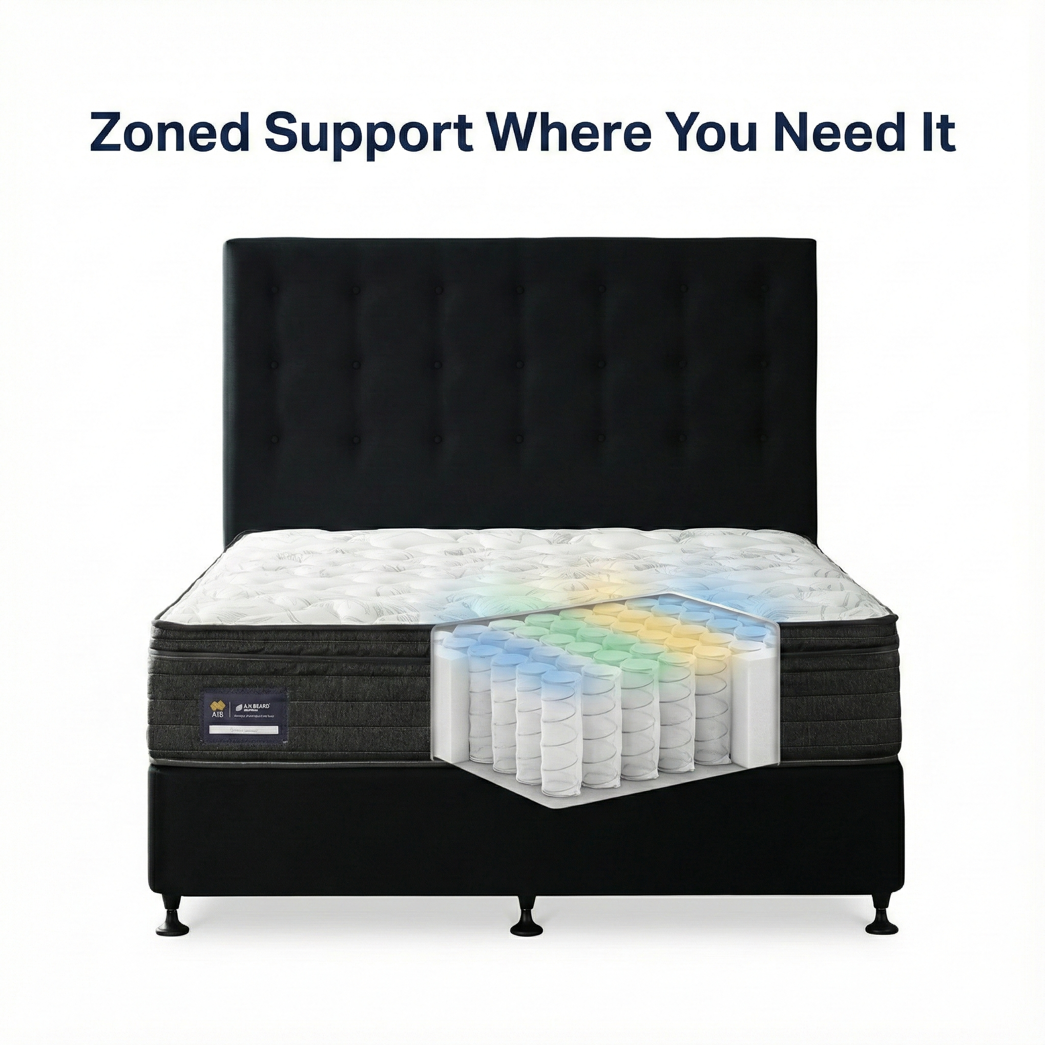 A H BEARD Domino EMBED Mattress By A H Beard - PLUSH A H Beard