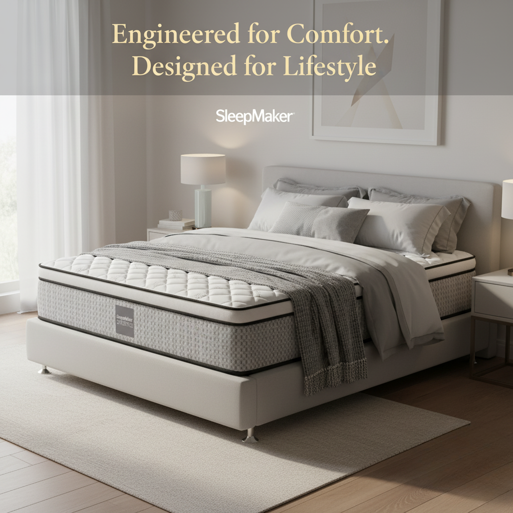 Sleepmaker Lifestyle Darling Luxury Full Width Pocket  - Medium SleepMaker