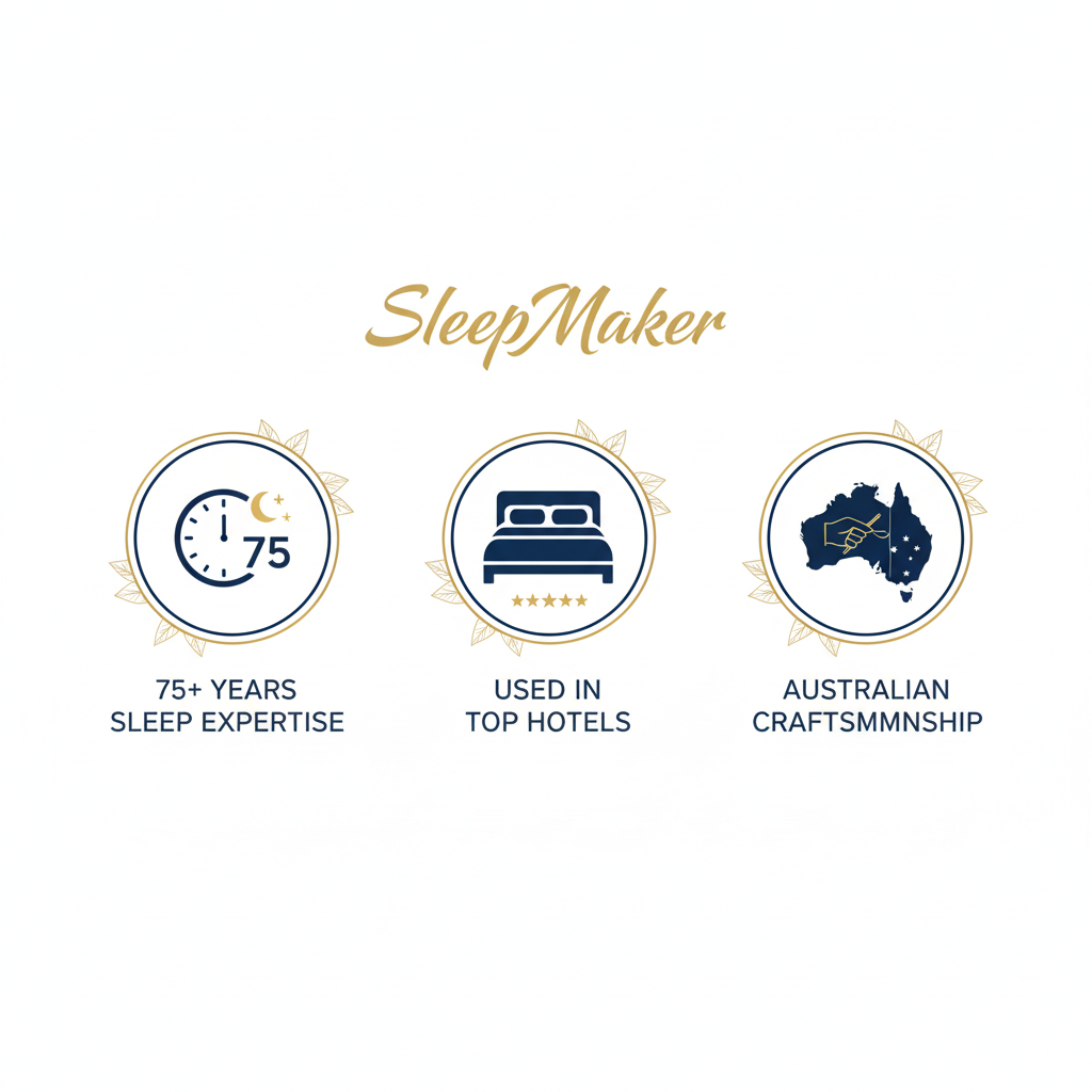 SleepMaker Cocoon Premium PLUS MINI POCKET Mattress - Plush Wallaga SleepMaker