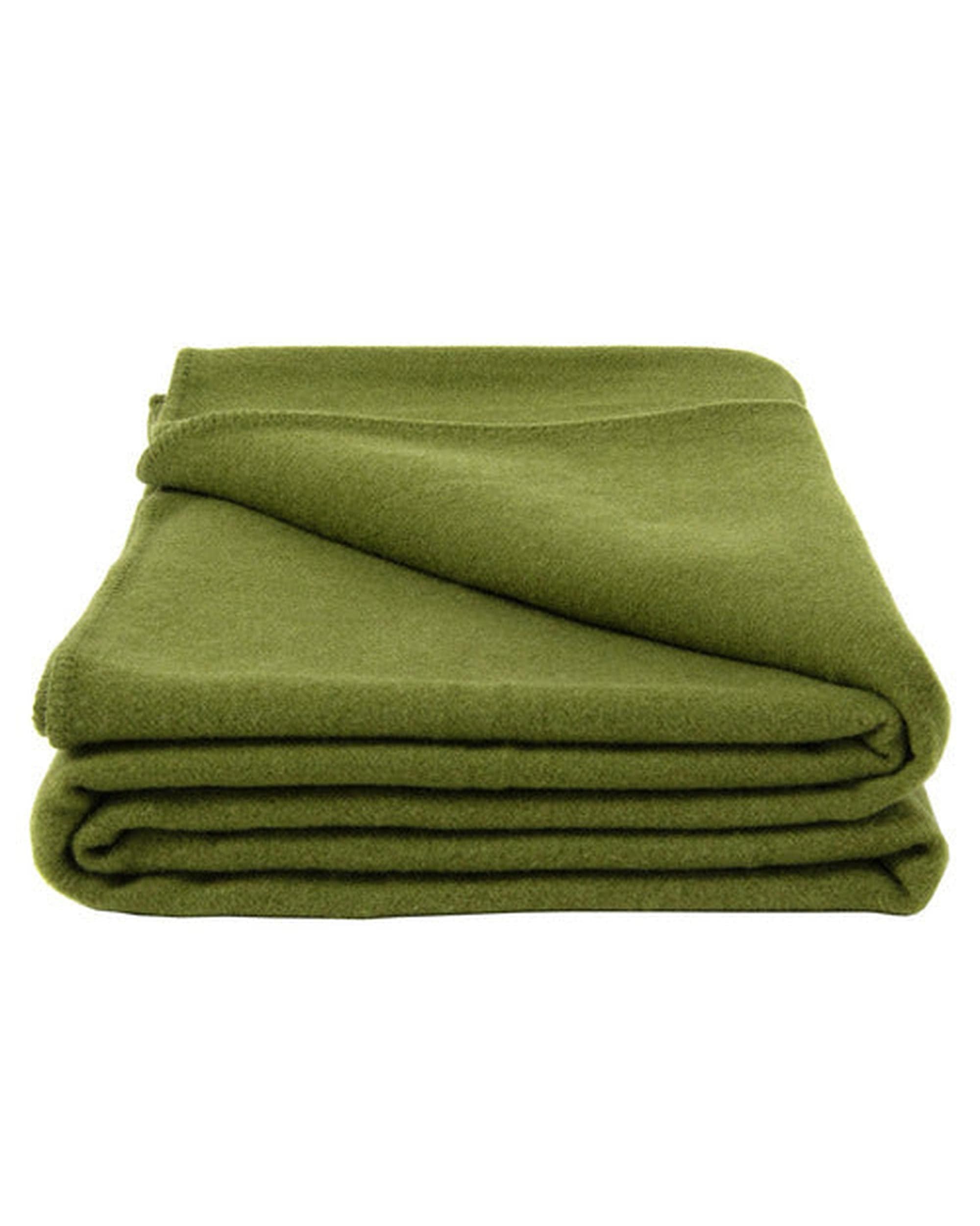 Laconia Blanket LACONIA 400gsm wool blanket  - Moss Green