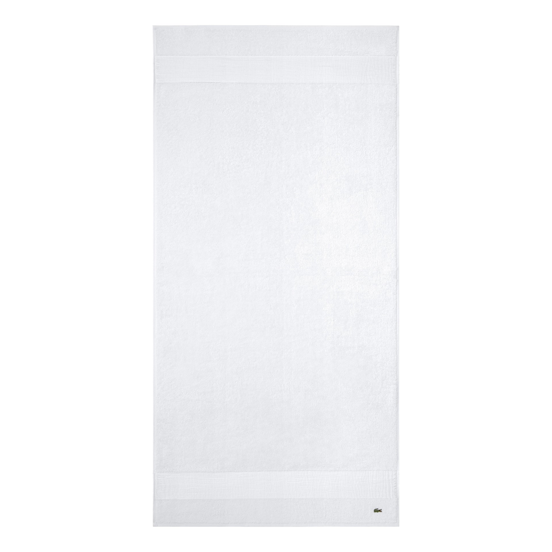 LaCoste Bath Mat BLANC LACOSTE "LLECROCO" 70X140CM Bath Towel
