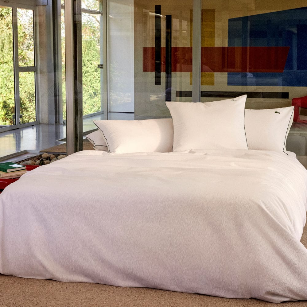 LaCoste Quilt Cover LACOSTE "BLANC" Quilt Cover Set