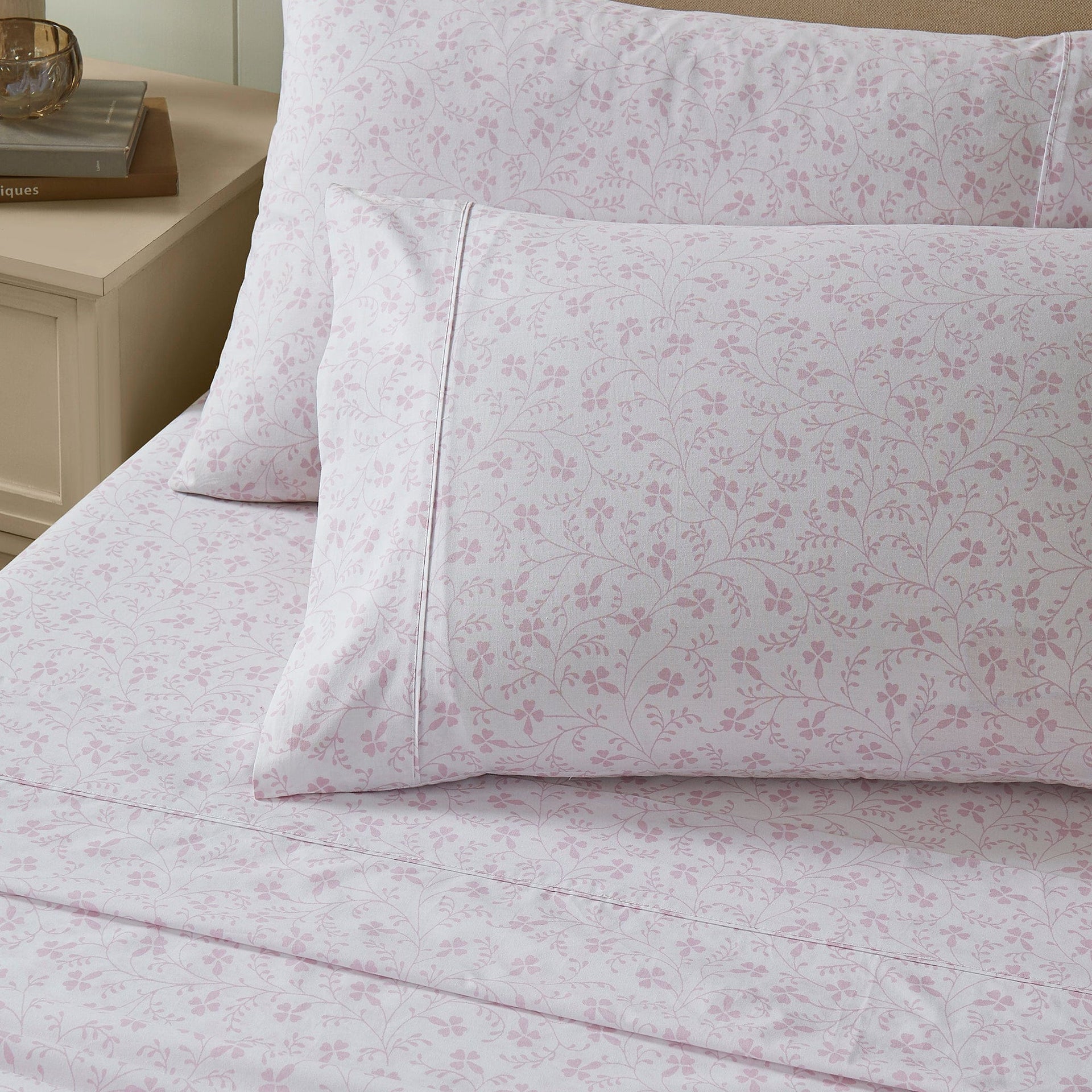 Laura Ashley Bed Sheets LAURA ASHLEY CAMPION SHEET SET - PINK