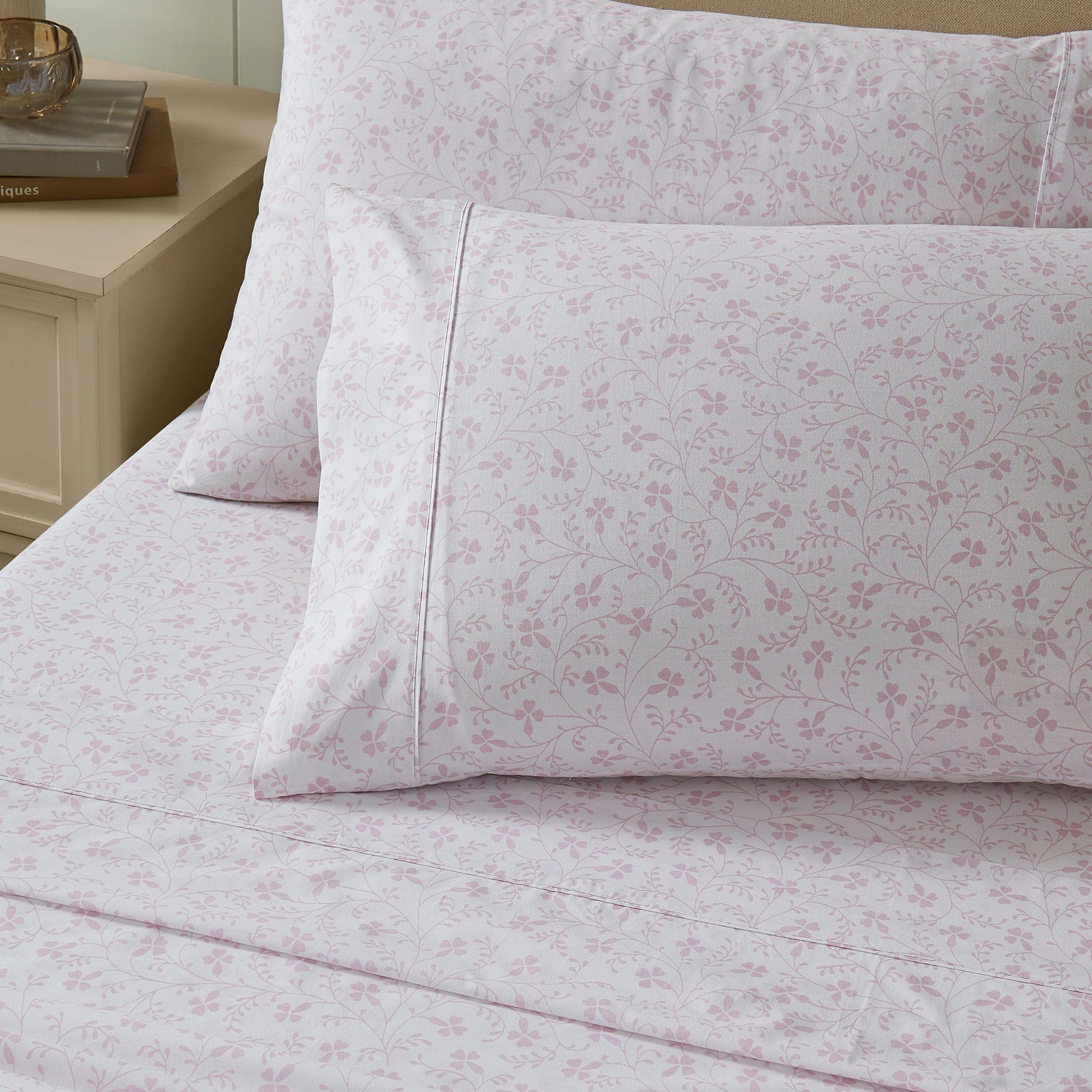 Laura Ashley Bed Sheets LAURA ASHLEY CAMPION SHEET SET - PINK
