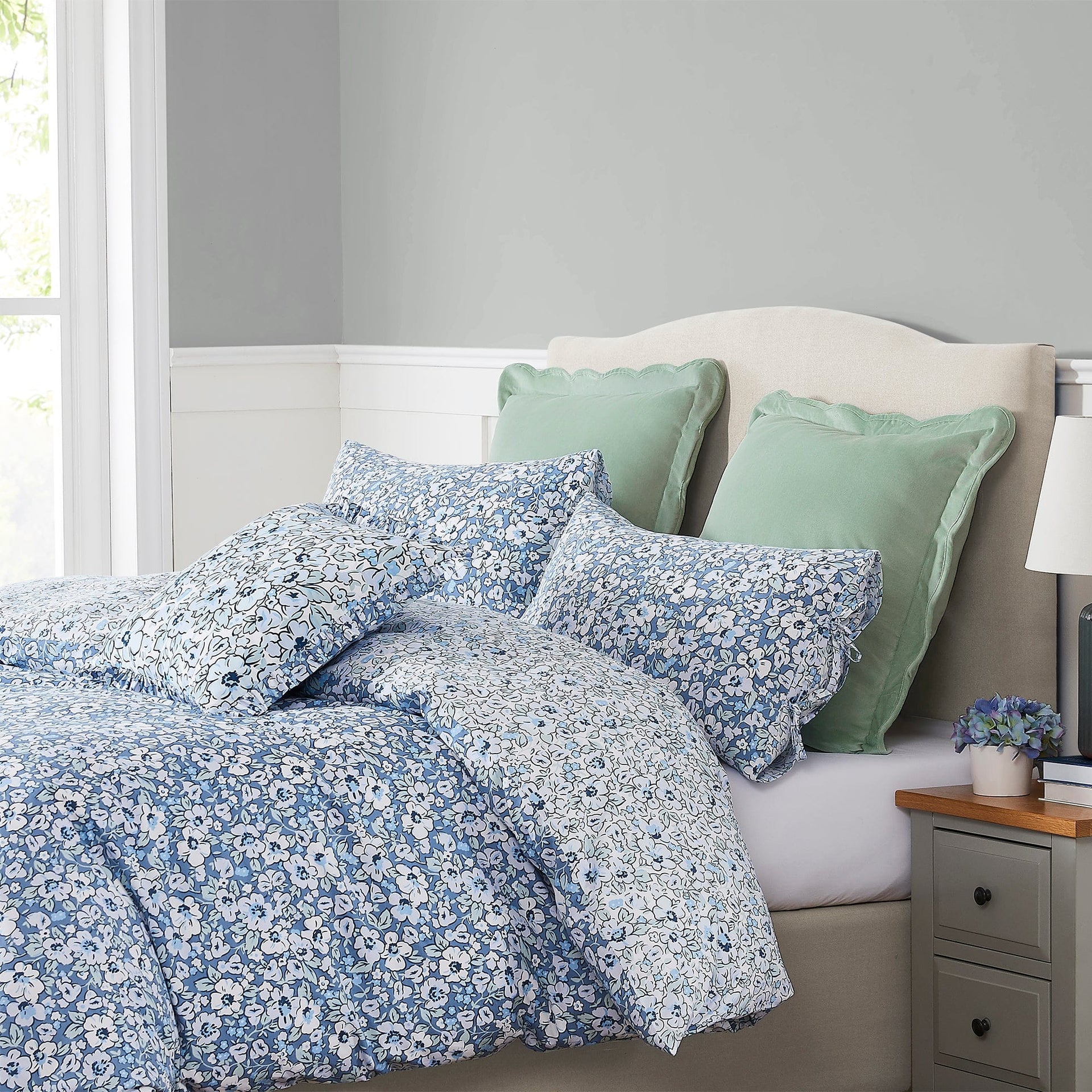 Laura Ashley Quilt Cover LAURA ASHLEY LIBBY QUILT COVER SET - BLUE