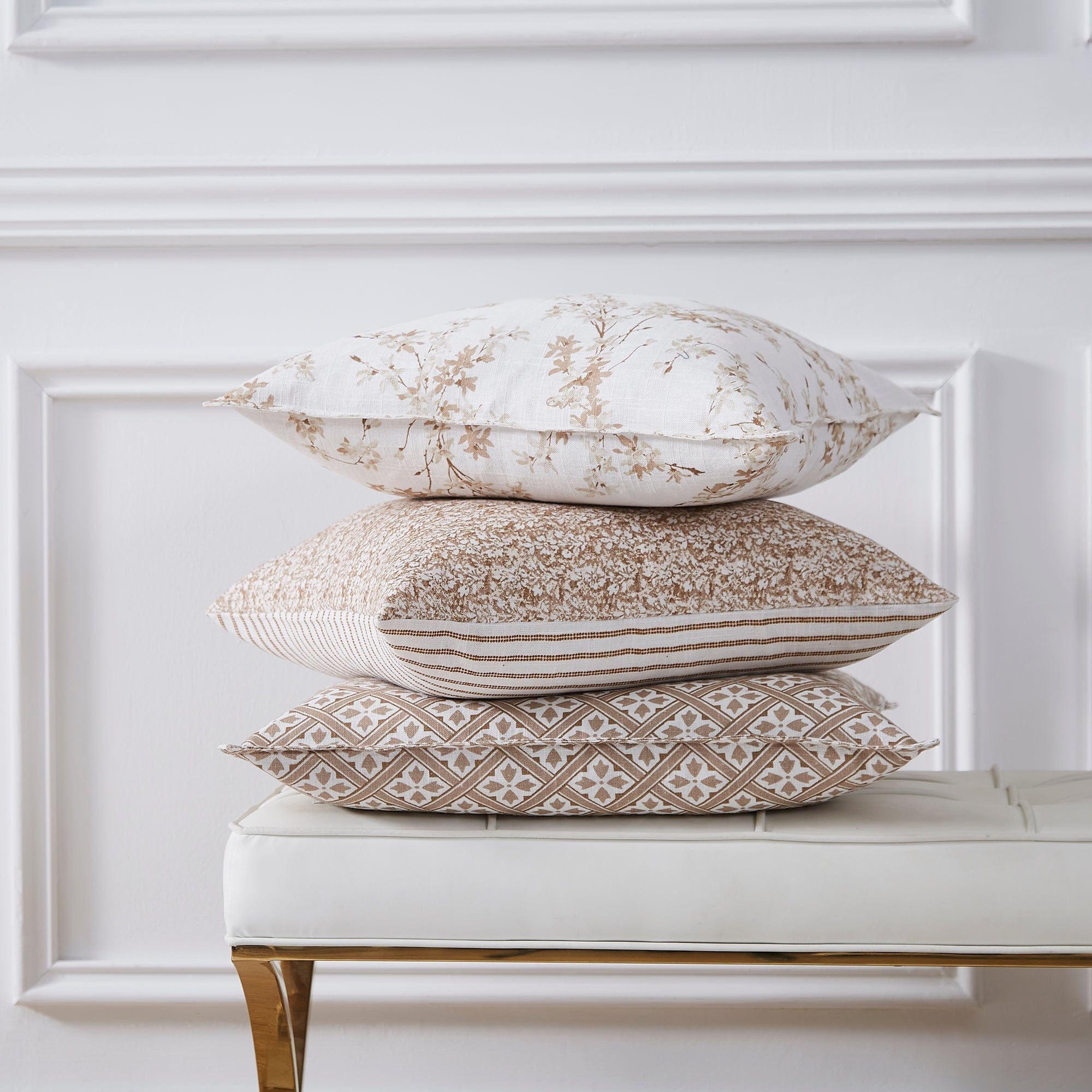 Laura Ashley Cushion LAURA ASHLEY | MR JONES TRUFFLE 50X50CM FILLED CUSHION