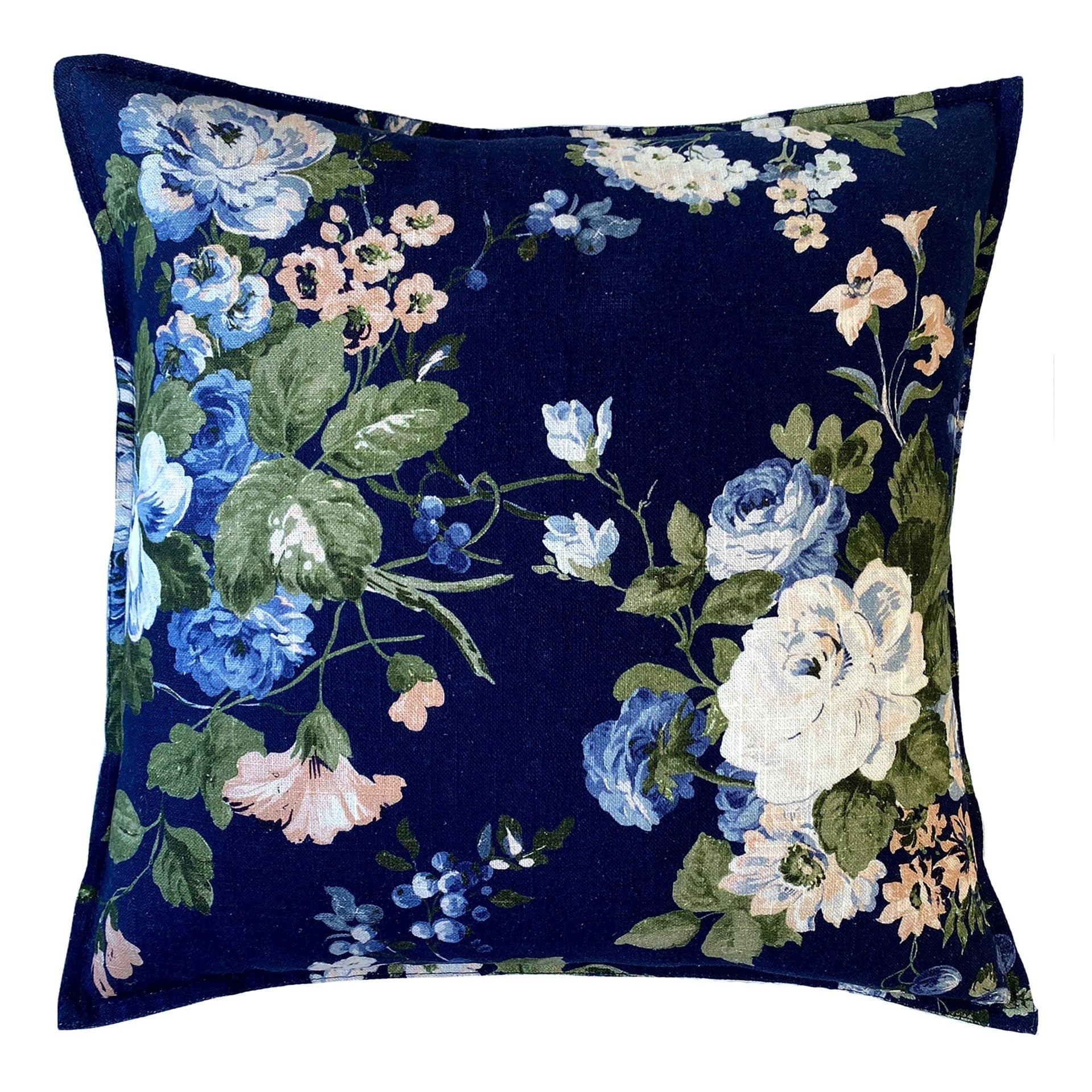 Laura Ashley Cushion LAURA ASHLEY | ROSEMORE MIDNIGHT 50X50CM FILLED CUSHION
