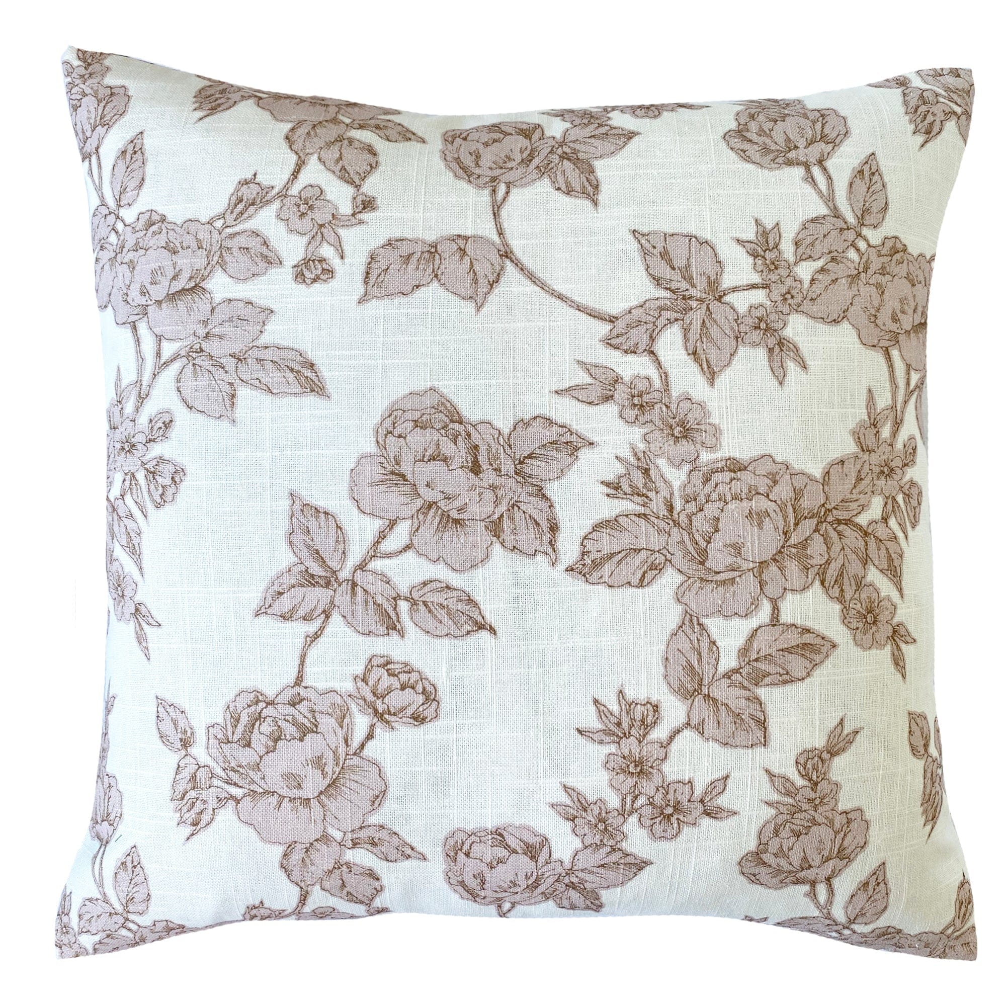 Laura Ashley Cushion LAURA ASHLEY | SUMMER ROSE PEONY PINK 50X50CM FILLED CUSHION