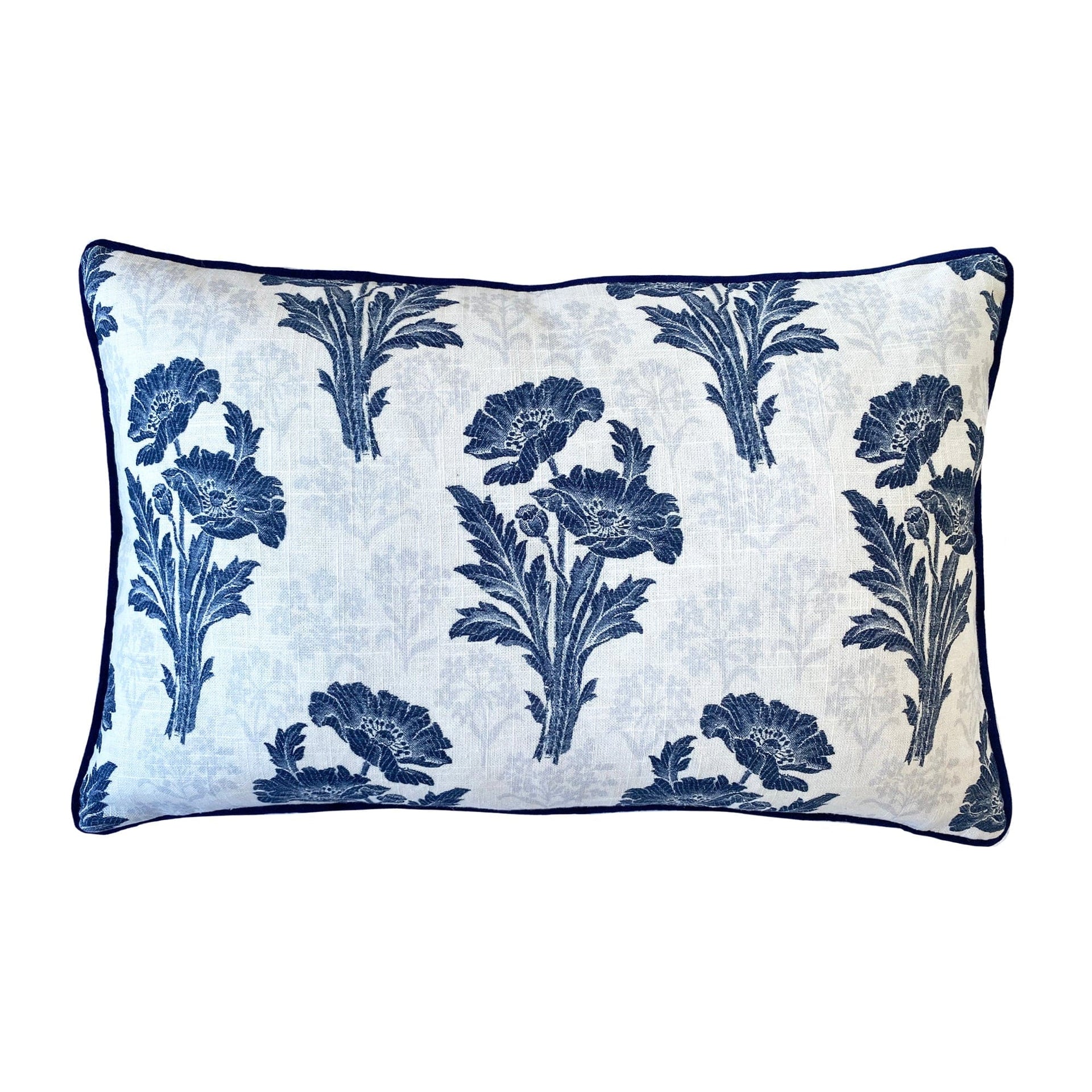 Laura Ashley Cushion LAURA ASHLEY | TAPESTRY BLOOM MIDNIGHT 40X60CM FILLED CUSHION