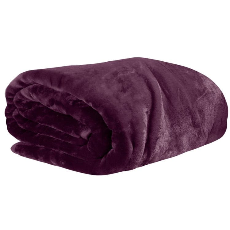 Laura Hill Blanket Laura Hill XL Double-Sided Oversized Faux Mink Blanket 305x305cm Purple