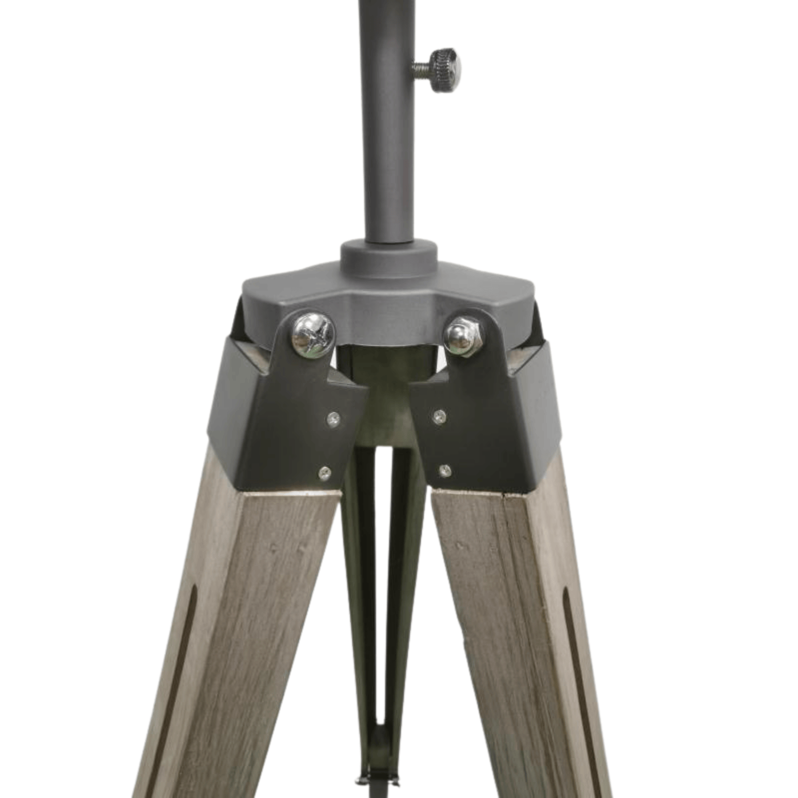 Lexi Lighting Home & Garden 139cm Nautical Tripod Floor Lamp w Steel Grey Lamp Head Searchlight Spot Light Modern
