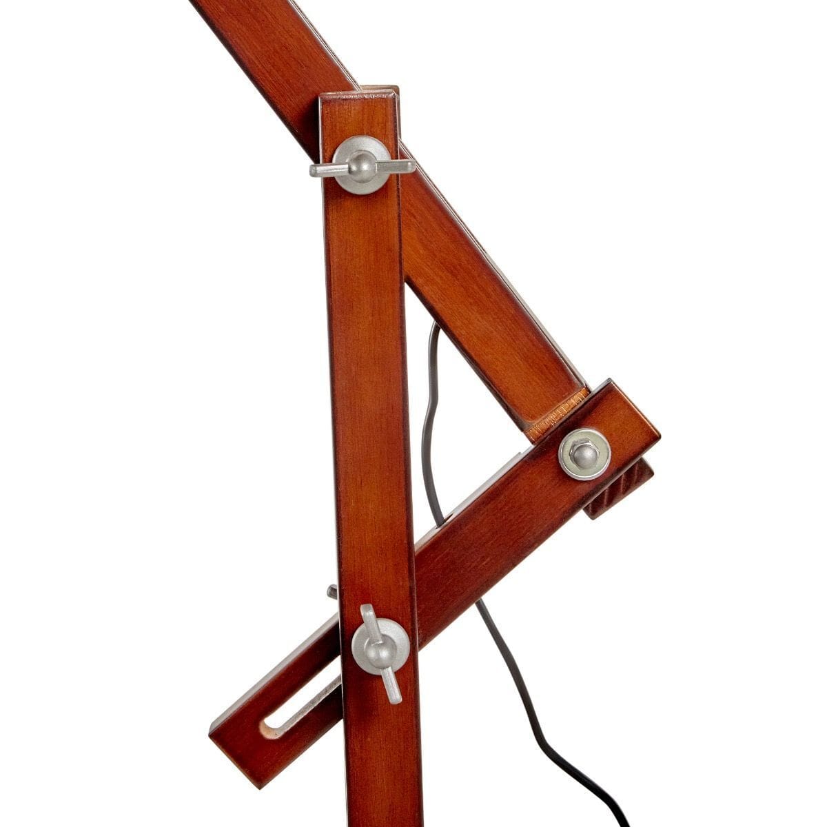 Lexi Lighting Home & Garden 156cm Large Bamboo Floor Lamp Modern Vintage Wooden Light Antique Shade - Cherry
