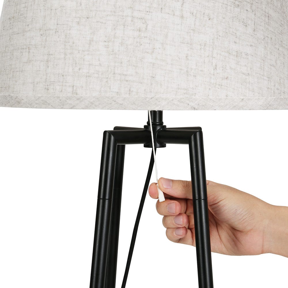 Lexi Lighting Home & Garden Artiss Floor Lamp 2 Tier Shelf Storage LED Light Stand Home Living Room Upright